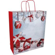 Draagtas papier Kerst 22x10x29cm Tpk773321