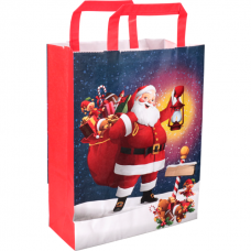 Papieren tas Kerstman 22/10x29cm 50st Tpk773324