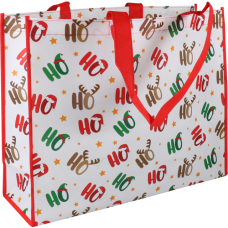 Draagtas Kerst Ho Ho Ho 45x15x36cm Tpk773202